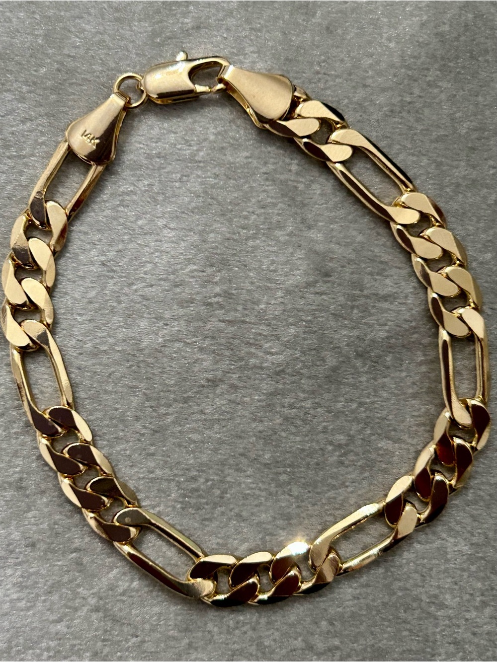 ✨Classic 14K Gold Filled Figaro Chain Bracelet | 6mm 7"